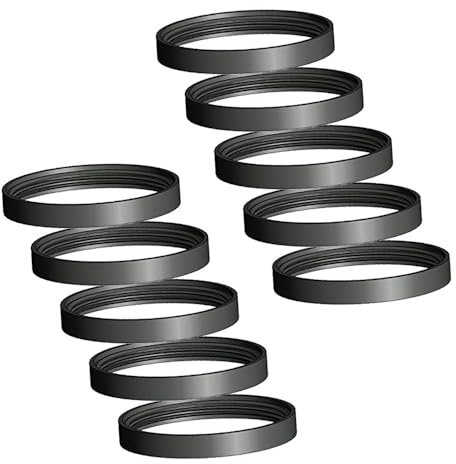 Lot de 10_Joints en silicone ∅ 80 mm pour poêle haute température
