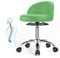 Rollhocker，Drehhocker mit Rollen，Arbeitshocker mit Rückenlehne，Schreibtischhocker Höhenverstellbar für Massage Office Home Salon Hocker Stuhl barhocker küchenhocker hocker höhenverstellbar (Grün)
