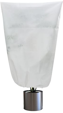 Virylon Winterschutz für Pflanzen 120 × 180CM, Frostschutz für KüBelpflanzen mit Kordelzug, Pflanzenschutz Winter Draußen Kübelpflanzen