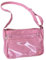 Zktfyshk Modische Handtasche, Damentasche, durchsichtig, Canvas, Umhängetasche, japanische Umhängetasche, Schultasche, große Kapazität, Messenger-Tasche, rose, 30*10*22cm