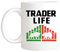 Kaffeebecher Trader Life Lustiges Kaufen Niedrig Hoch Daytrader Für Forex Börsenhändler, Trading Tasse Lustig Weihnachtstasse Mehrfarbig Kaffeetasse Für Familie Geschenk 330ML