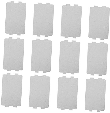 DINHEAROM 12hojas Placas De Mica Para Microondas Resistentes Al Calor Antiaceite Para Hornos Láminas Uso Múltiple