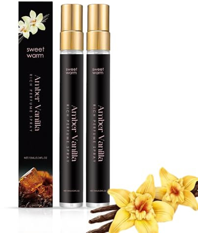 Vanilla Perfume Mit Vanilleextrakt, Vanilla Skin Parfums, Lang Anhaltender Haut-Körpernebel,Tragbares Parfümspray Für Dating-Reisen (2stk)