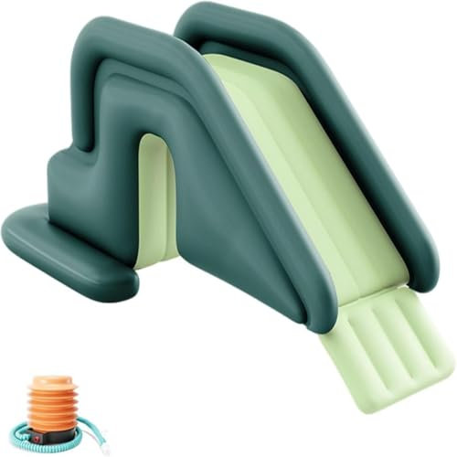 Tobogán Inflable para Piscina, para Piscinas enterradas y Fuera del Suelo(#C)