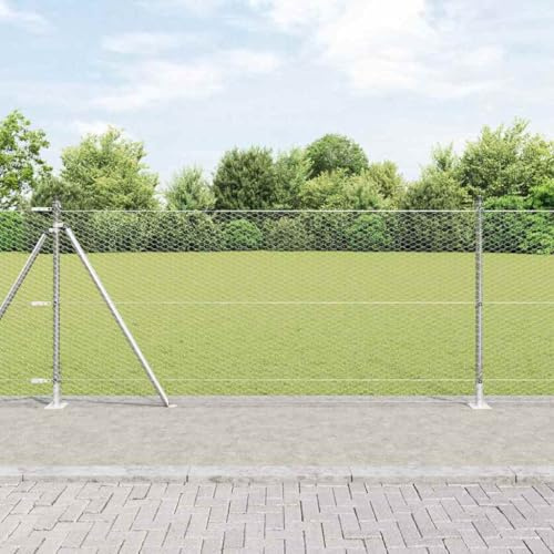 QJBSAVVA Rouleau de grillage - 100 m x 100 cm - En acier revêtu de PVC - Robuste - Design moderne - Pour jardin, cour et pâturage