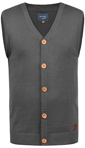 Blend BHLennardo Herren Pullunder Feinstrick Strickweste