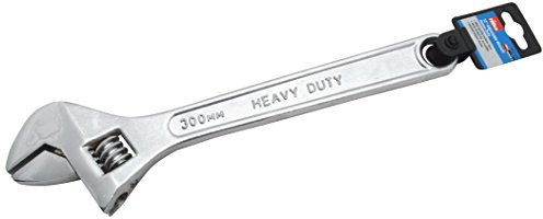 Hilka Tools 18010120 Heavy Duty Adjustable Wrench, Silver, 12-Inch, 300 mm