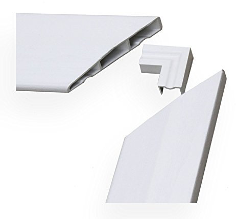 Roomline Chamfered PVCu Architrave Sample Pack - White Satin