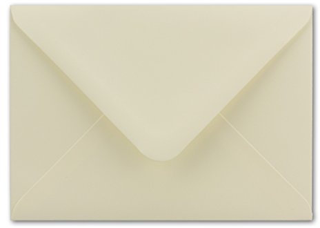 150x Briefumschläge DIN C6-11,4 x 16,2 cm - mit Nassklebung - Farbe: Creme - Grammatur: 100 Gramm pro m² - Marke: NEUSER PAPIER