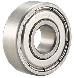 sourcing map Kugellager Rillenkugellager Doppel Geschirmt Miniatur 608Z Lager 8x22x7mm Edelstahl S608ZZ