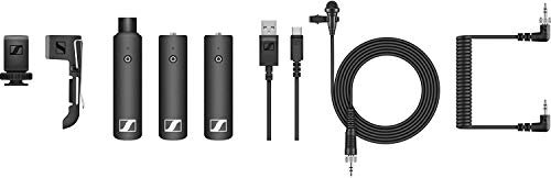 Sennheiser XSW-D Portable ENG Set Wireless System | Plug & Play Digitales Drahtloses Lav Mic System für Kamera-Audioaufnahmen | 75m Reichweite und 5 Stunden Akkulaufzeit (508490)