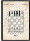 Nacnic stampa artistica brevetto gioco degli scacchi, sfondo vintage. Disegno d'igegneria, vecchie invenzioni e brevetti