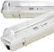 ECD Germany LED Feuchtraumleuchte 120cm - IP65 Wasserdicht - geeignet für 1x LED T8 - Innen- und Außenbereich - Feuchtraumwannenleuchte Wannenleuchte Leuchtstoffröhre Leuchtstofflampe