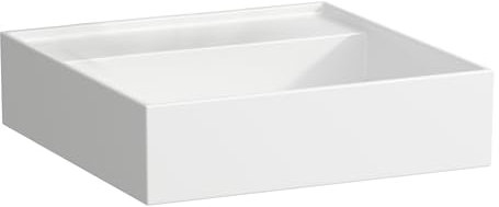 LAUFEN Kartell Handwaschbecken, unterbaufähig, ohne Hahnloch, ohne Überlauf, 460x460mm, H8153310001121, Farbe: Weiß