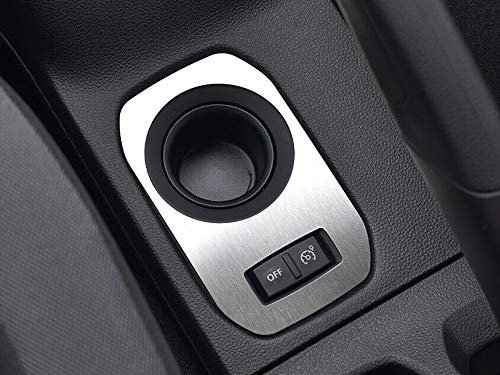 Couverture Intérieur en Acier pour Duster 2 II 2018 2019 2020 Accessoires - 1 Pièce Porte-gobelet Plaque Inoxydable Brossé Fait sur Mesure INOX