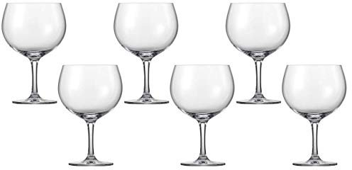 Schott Zwiesel 6er Set, Bar Special, Gin Tonic, Kristallglas, 696 ml, 120017 x 3 + Gratis 4er Set EKM Living Edelstahl Trinkhalme