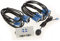 KALEA-INFORMATIQUE Boitier de partage KVM Switch pour 4 PC. Ecran VGA, clavier et souris USB, avec télécommande et cordons KVM fournis