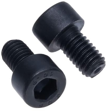 Zylinder Hex Kopfschrauben M6X10 (Packung mit 10 Stück) Stahlsorte 10.9 Hexagon Steckdose Inbusschlüssel Schraube Faden Verbindungselemente Zylindrisch Schwerlast Zertifizierter DIN912 (6mm x 10mm)