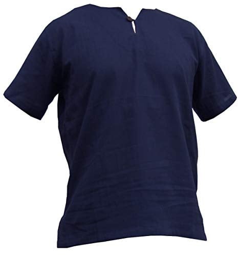 PANASIAM Shirt, 'K', 1button, Blue, M, Shortsleeve