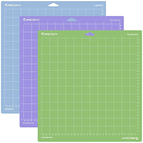 Schneidematten für Cricket Maker 4/Maker 3/Maker/Explore One/Air/Air 2/3/4, 3 Packungen, mehrfarbig