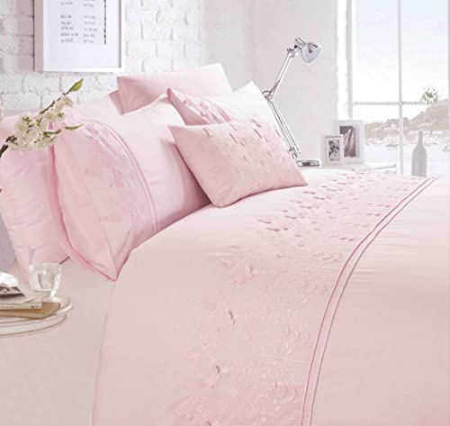 Rapport Home Papillon Butterfly Super King Duvet Cover Set,Pink