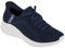 Skechers Damen Ultra Flex 3.0-Brilliant Path Sneakers,Sports Shoes, Marineblauer Strick Mintbesatz, 36.5 EU
