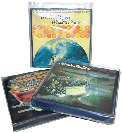 5 Box Set Outer Vinyl Album record Sleeves |box set covers |15 X 15 | Fits up to 8 LP Record box sets | up to 50mm box | protective record sleeves | box set sleeves | Vinyl box Set plastic Sleeves |