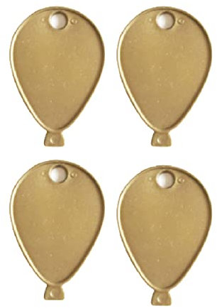 Balloon Shape Colorful Helium Balloon Weights Balloon Weights Plastic Balloon Pack of 10 Weights for Balloons Birthday Wedding Party Decorations Supplies (Gold)