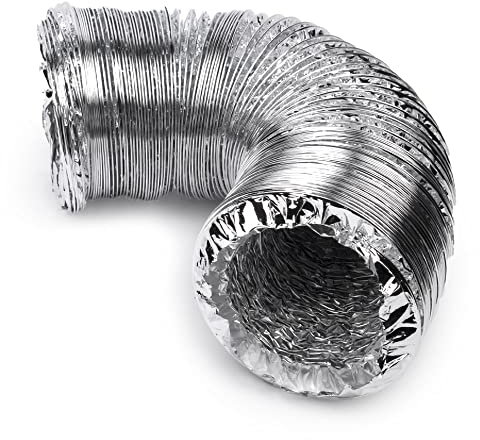 GrowPRO Luftschlauch Aluflexrohr, 3 Meter, ø 100 mm / 102 mm - Abluftschlauch für Growboxen, Klimageräte und Abluft-Installationen