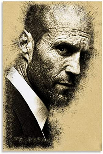 LBMED GemäLde Auf Leinwand The Expendables Jason Statham Filmplakat für Wohnzimmerdekoration Wandkunst Malerei Poster Druckt Bilder 23.6x35.4(60x90cm) Kein Rahmen