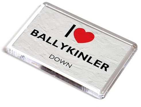 FRIDGE MAGNET - I Love Ballykinler, Down, Northern Ireland