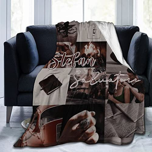 Kuschelige Plüsch-Decke Stefan Thow Salvatore Flanelldecke, Bettwäsche, warmes Fleece, weiche Decke für Sofa, Couch, Wohnzimmer, Büro, Auto, Camp, Stranddecken, 203,2 x 152,4 cm