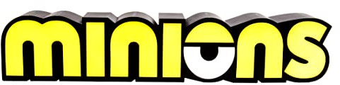 Fizz Creations Minions Logo Light, Offiziell lizenziertes Minions-Merchandise