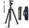 SIRUI Trépied de Voyage en Fibre de Carbone avec tête sphérique E-10 à 360°, trépied Compact pour Appareil Photo de 151,9 cm,mcolonne Centrale, Charge maximale de 7,7 kg(Traveler X-II)