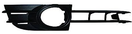 DM Autoteile 136849 Lüftungsgitter Blende Stoßfänger links schwarz kompatibel für Audi A6 C6 4F ab 2004-2008