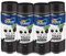 Dulux Valentine Peinture Intérieure et Extérieure Aérosol Color Touch - Effet Sablé Noir 400 ml - Lot de 4