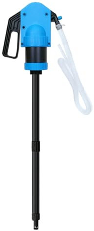 Pompa per fusti pompa a mano pompa a manovella pompa a leva manuale, a batteria per diesel, acqua, AdBlue®, pompa per fusti di olio pompa diesel olio motore pompa di benzina (Universal Hand Pump 500)