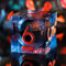 DND Würfel Set Drachenauge Polyedrische Harz Spielwürfel Scharfkantige D&D Rollenspiel-Würfel für Dungeons and Dragons RPG MTG Pathfinder D4 D6 D8 D10 D% D12 D20 mit Geschenkbox