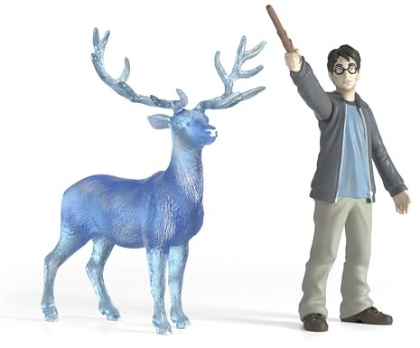 schleich 42680 Harry Potter & Patronus, ab 6 Jahren, HARRY POTTER - Spielfigur, 16 x 11 x 18 cm