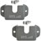 HYS Aluminium Alloy Car Mount Kit for CB, VHF & UHF Radios, Handheld Radio Bracket with Hand Mic Holder and Base, CB Radio Mount, VHF Marine Radio Holder Mount