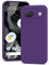 YATWIN Coque pour Google Pixel 8A, Housse en Silicone Doux avec Découpes Précises pour Caméra, Design Ultra Mince, Protection 360° à Bords Surélevés - Violet