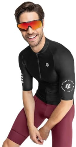 SIROKO - Radtrikot M2 Slate - L - Schwarz