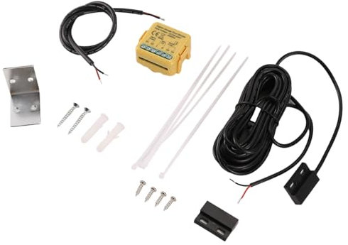 Zigbee Contrôle de porte de garage Tuya Commande intelligente de temps pour porte de garage Commande de portail de volet roulant Interrupteur marche/arrêt intelligent