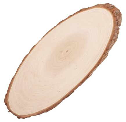 Anneome Ovaler Ausschnitt Baumscheibe Oval Rebanadas De Holz Mittelstücke Für Tische Handwerk Lindenholz Schnitzerei Runden