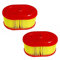 QASULER 2 Stück Luftfilter, for K950 K1250 5062318-01 5062318-02 506231801 506231802 Rasenmäher-Luftfilter
