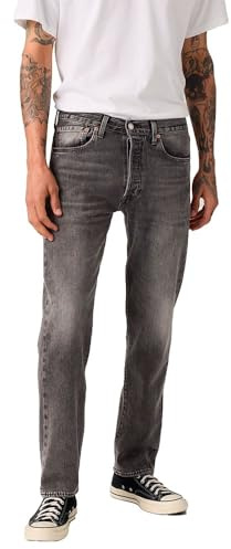 Levi's Herren Jeanshose 501 Original mit Knopfleiste, Straight Fit, Grau (Madison Zone), W33/L30