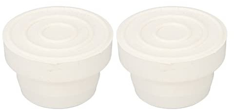 Jerliflyer 2 Pcs Pool Ladder Bumpers Ladder Tubing Inside End Plug Caps, Swimming Pool Accessory Supplies Swimming Pool Ladder Caps