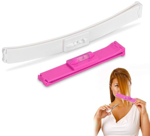 COYUN Barrette de Coiffure,Accueil Outil De Coupe De Cheveux,Frange Niveau Outil,Outils de Coupe de Cheveux,DIY Bricolage Tondeuse