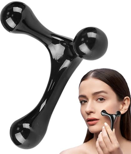 3 Punkt Handbuch Massagegerie - Trigger -Punkt -Massagegeräte, Rücken- und Nacken -Tiefgewebe -Massage -Werkzeuge | Einfacherer Grip -Körper -Entspannungsversorgung Muskelmassagegeräte für Nacken, Sch