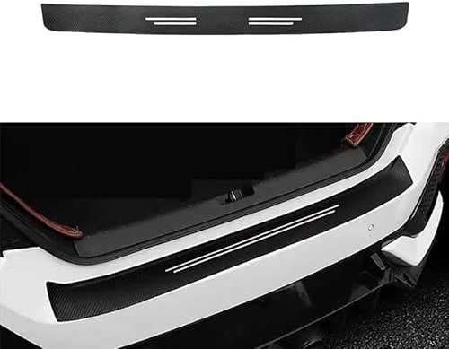 LHLUCKY Ladekantenschutz Folie für Skoda Karoq NU7 I 2017-2022 2023 2024, Auto Schutzleiste Hintere Stoßstange Kofferraum Lackschutzfolie Auto Zubehör